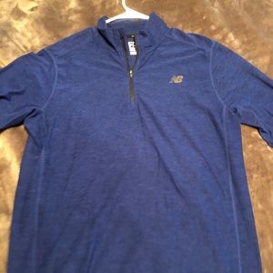1/4 zip new balance dry fit shirt